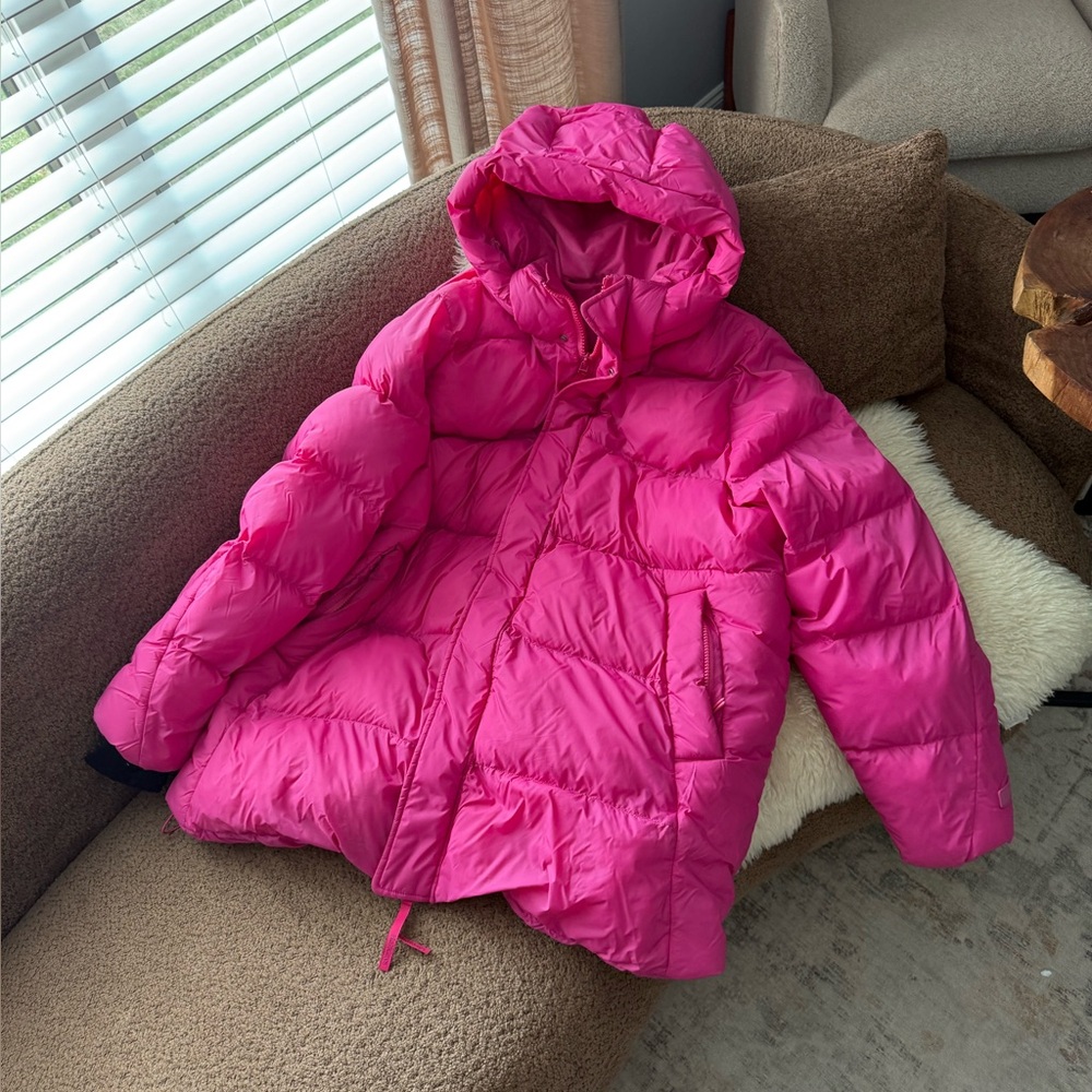 Half Days Tabei Parka in Alpenglow Pink